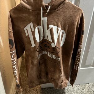 Tokyo Limited Edition Brown Hoodie Sweatshirt